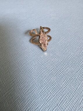 Rose Gold Druzy Kendra Scott Ring